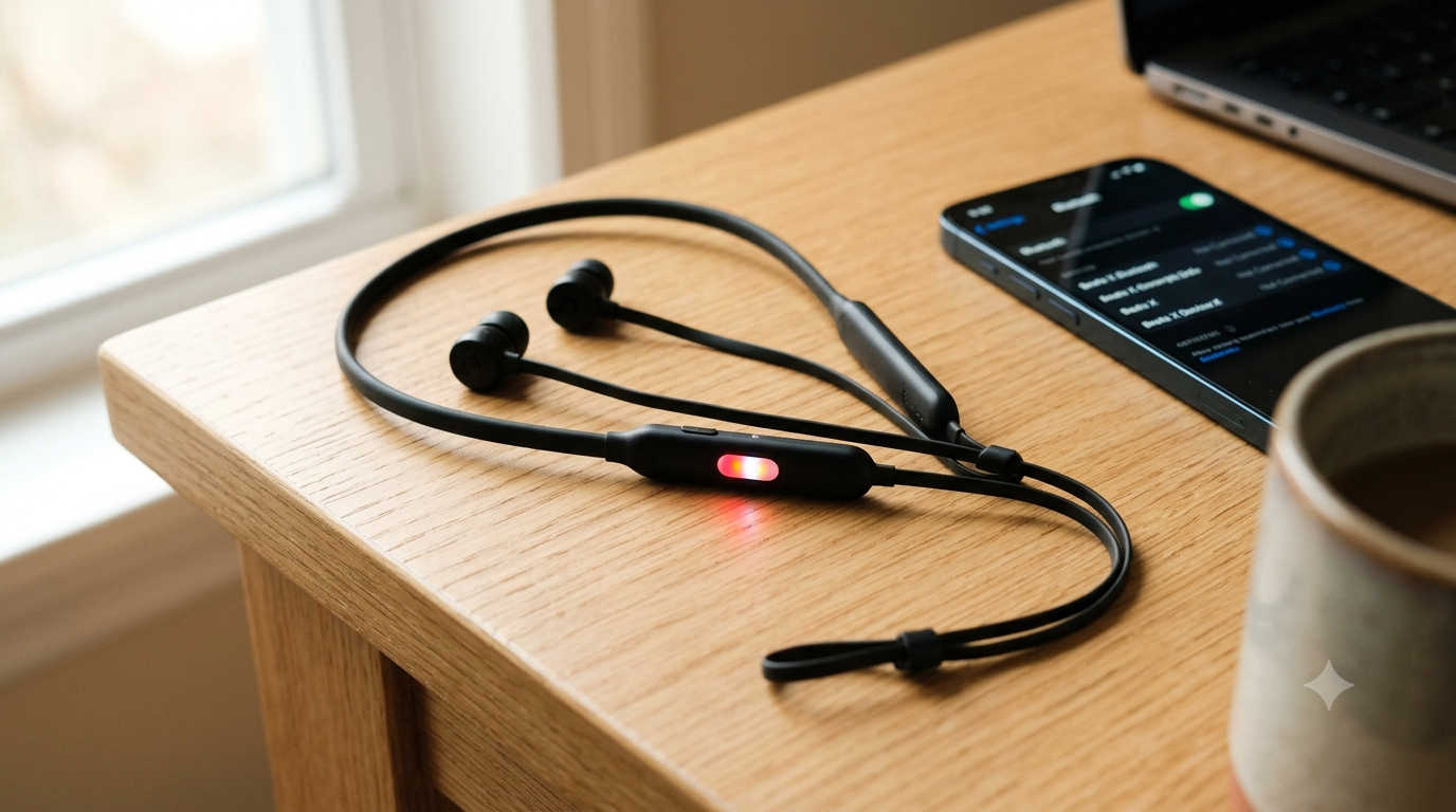 Beats X Flashing Red and White? How to Fix