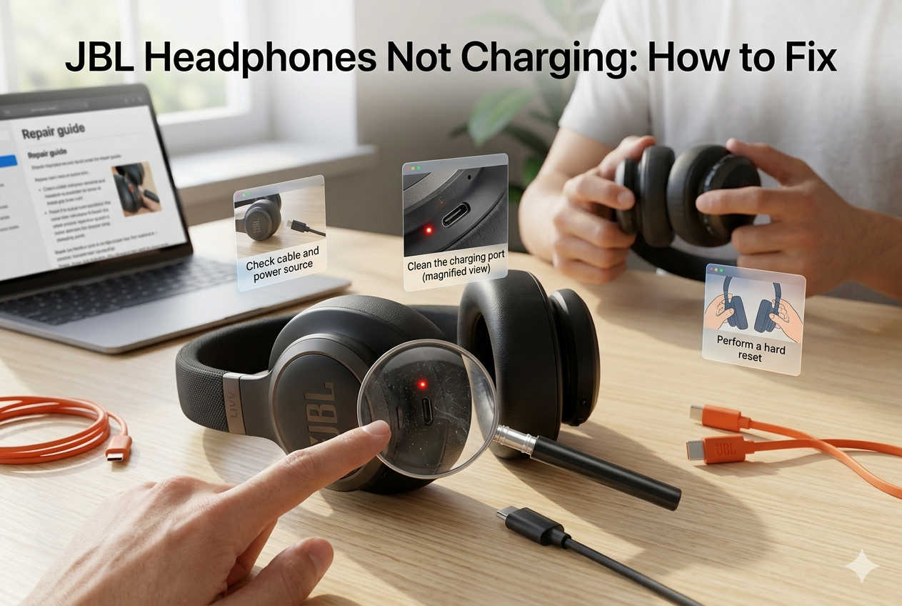 JBL Headphones Not Charging: How to Fix