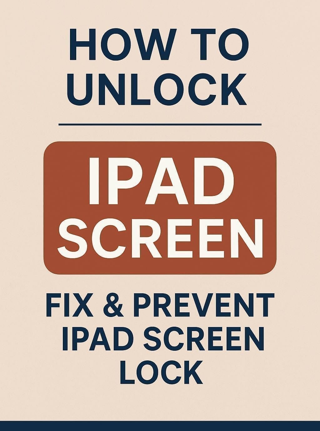 How to Unlock iPad Screen