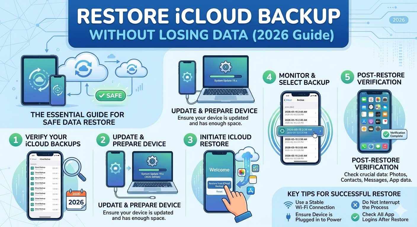 How to Restore iCloud Backups Without Losing Data