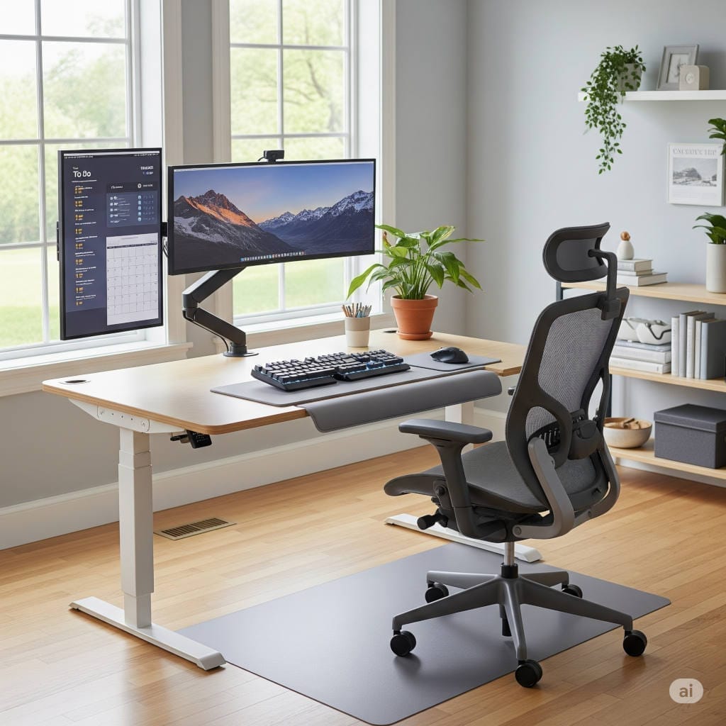 How to Create an Ergonomic Workstation at Home