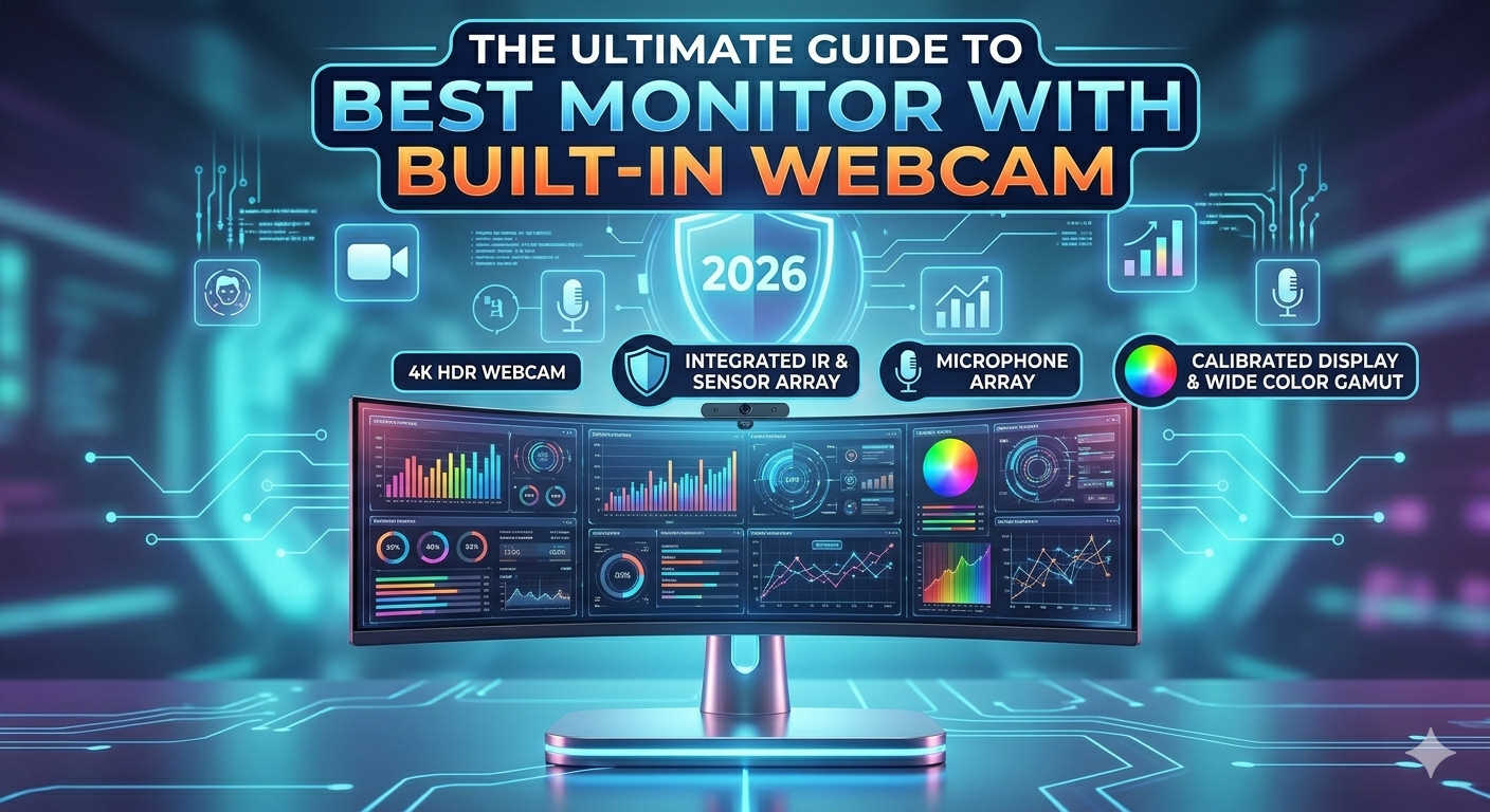 Best Monitors with Built-In Webcams 2026