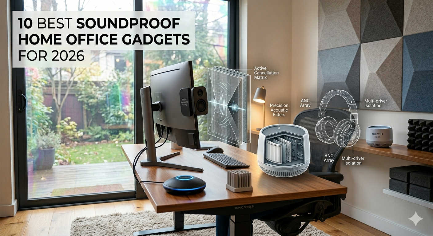 10 Best Soundproof Home Office Gadgets for 2026