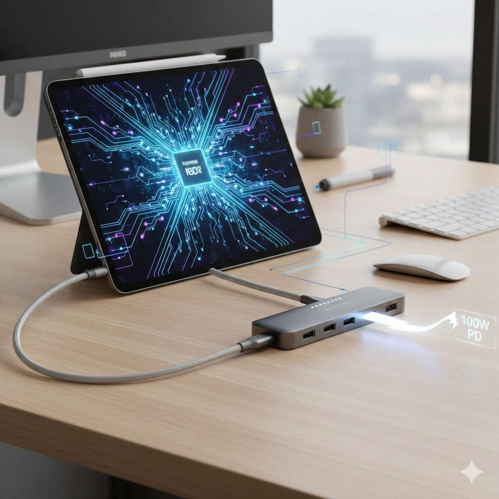 Best Powered USB-C Hubs With 100W PD Passthrough for iPad Pro