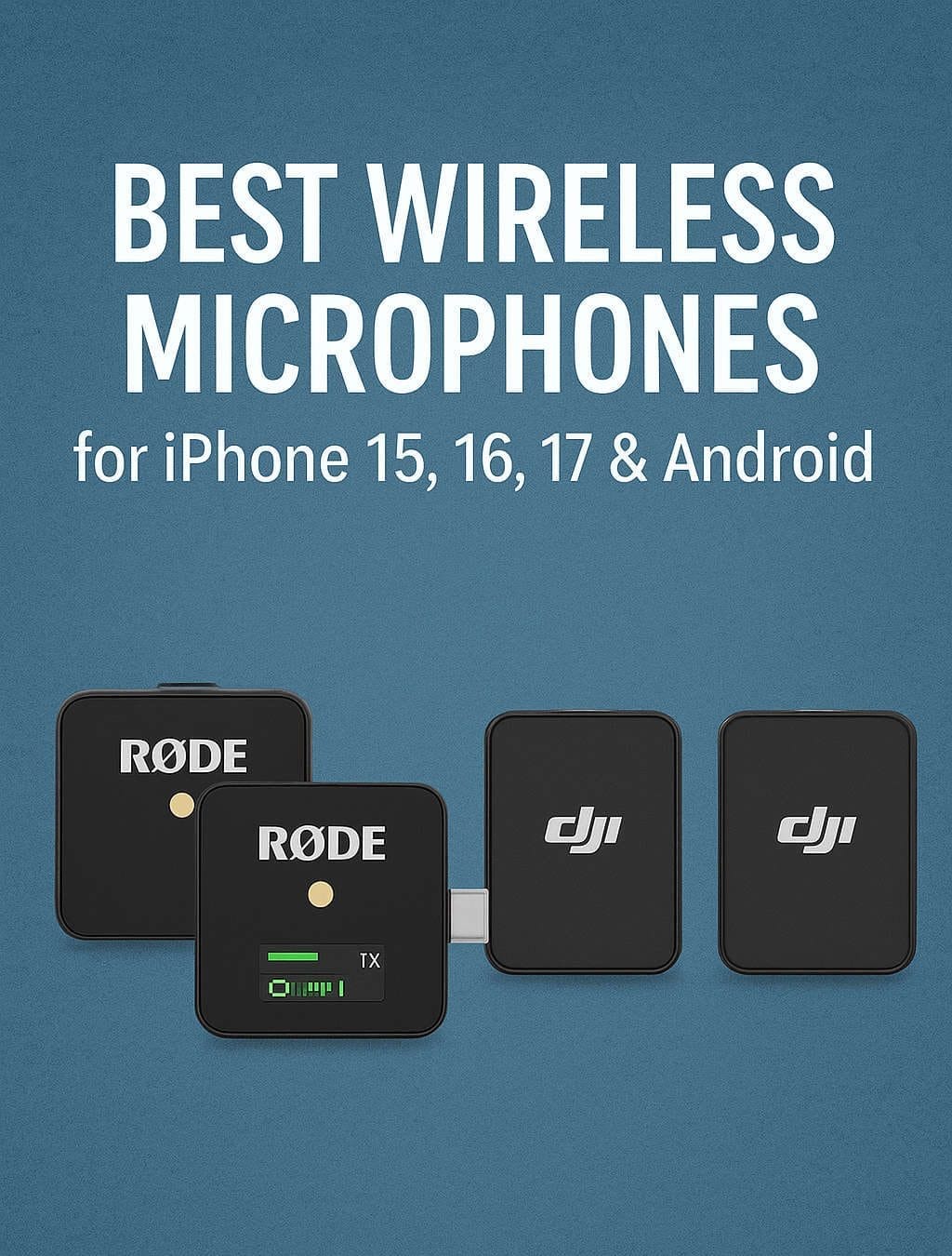 Best Wireless Microphones for iPhone 15/16/17 & Android