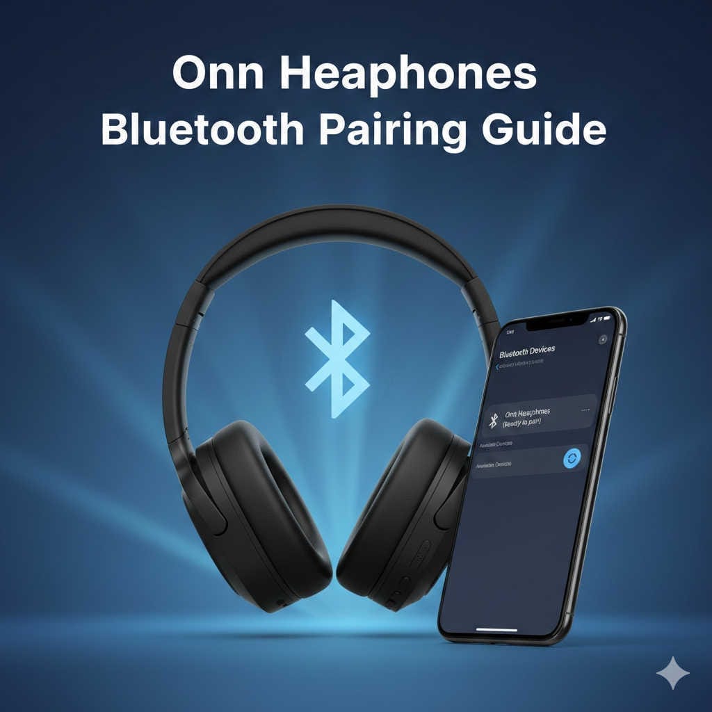 Onn Headphones Bluetooth Pairing Guide