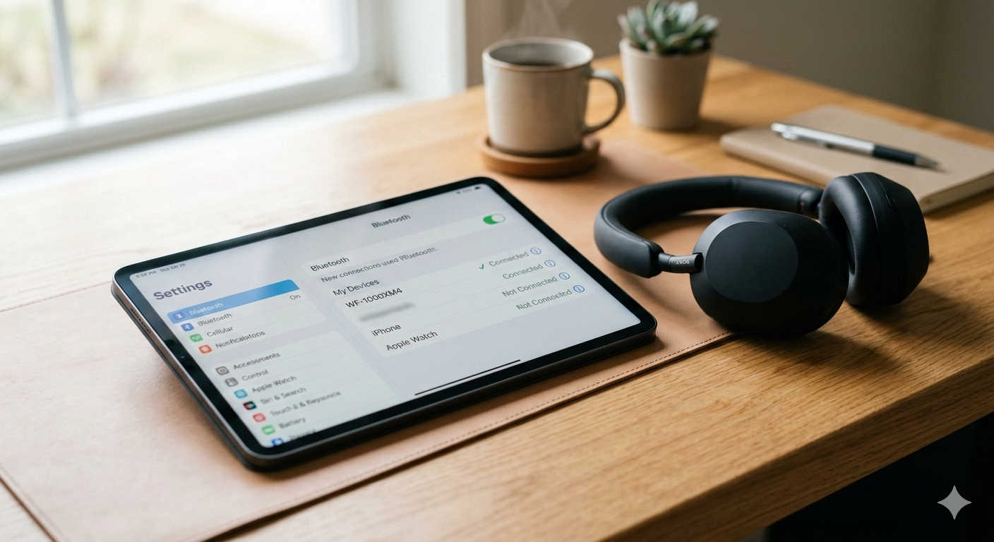 How to Connect Sony Headphones to iPad