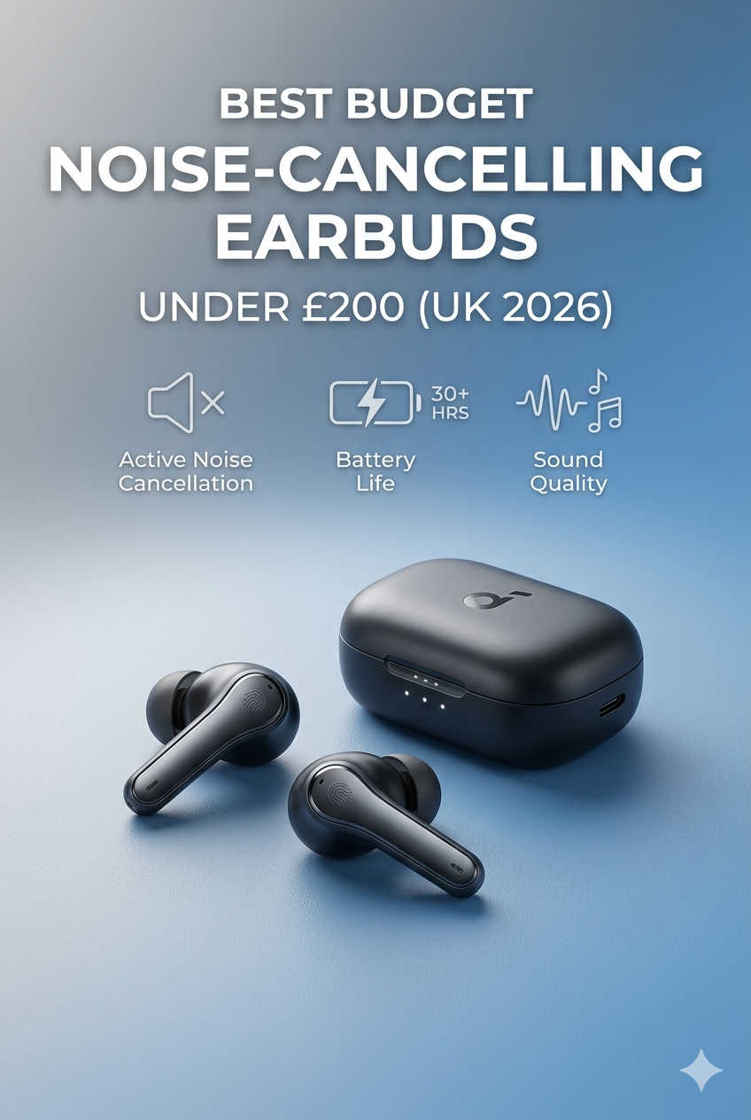 Best Noise-Cancelling Earbuds in the UK Under £200