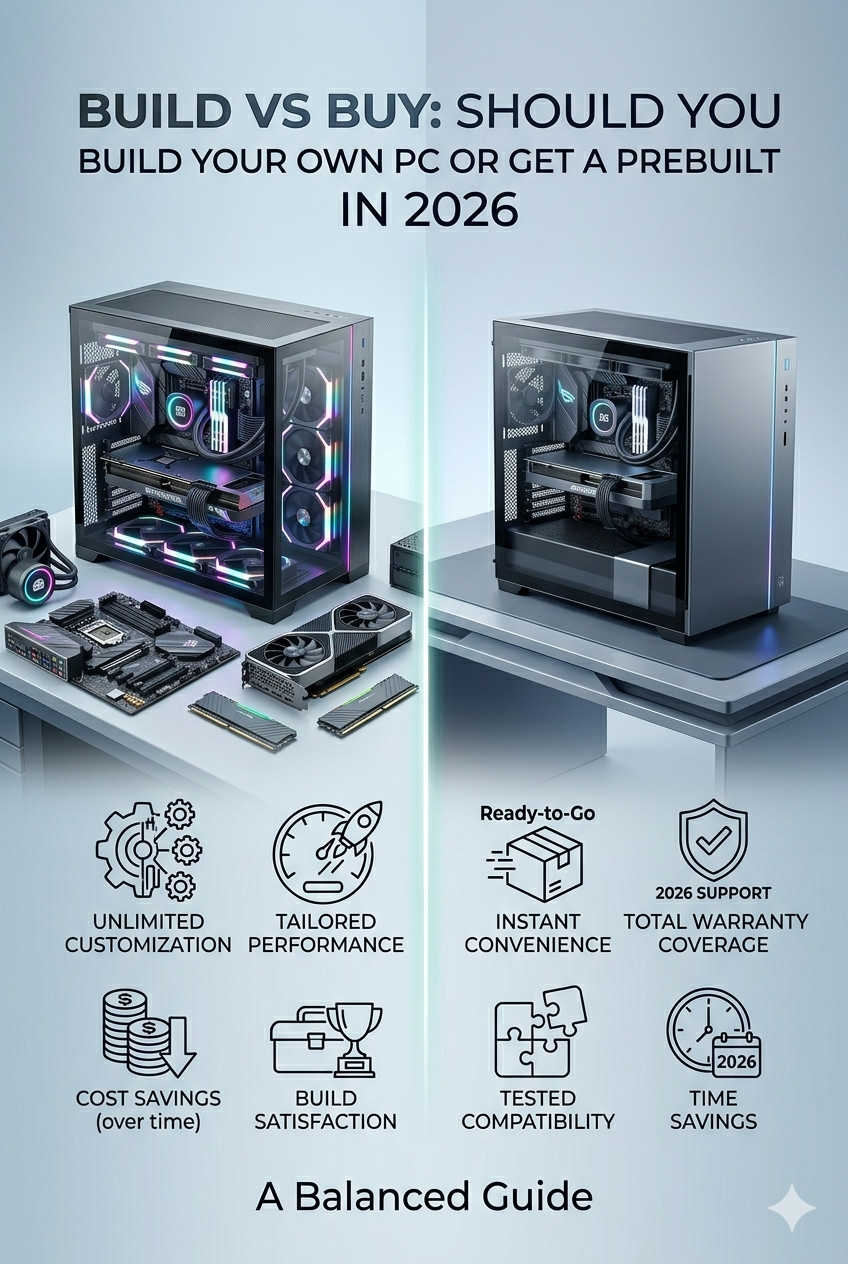 Build vs Buy: Should You Build Your Own PC or Get a Prebuilt in 2026
