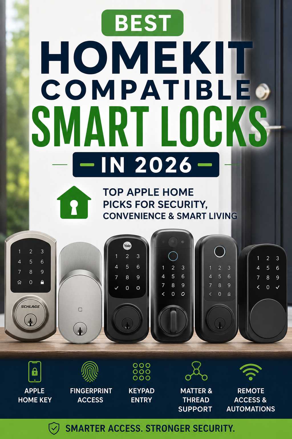 Best HomeKit Compatible Smart Locks in 2026